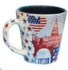 Washington DC Ceramic Souvenir Mug - Capitol Landmark