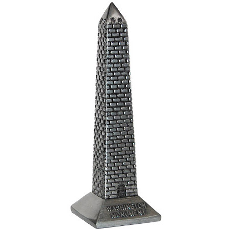 Washington Monument Miniature, Pewter, 7-3/4H