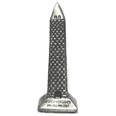 Washington Monument Miniature, Pewter, 3-1/2H