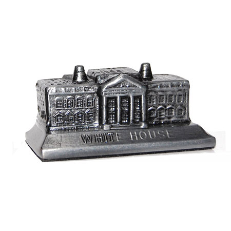 White House Miniature Model, Pewter, 3L