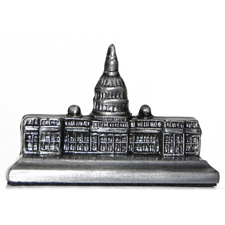 Capitol Building Miniature Model, Pewter, 3-1/2L