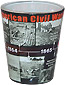 US Civil War Timeline Shot Glass