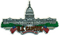 U.S. Capitol Building Large Souvenir Rubber Magnet