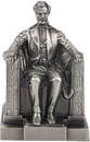 Lincoln Statue of Lincoln Memorial, Pewter, 6-1/4H