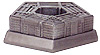 Pentagon Model in Pewter, 5-1/4L