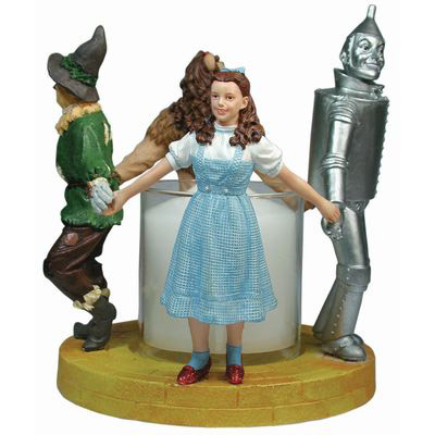 Wizard of Oz, Four Friends Candle Holder, 7.25H